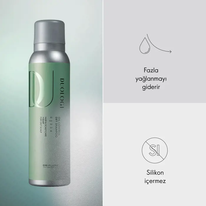 شامپو خشک کنترل چربی دئولوژی 150میلDUOLOGI Anti-Oily Dry Shampoo